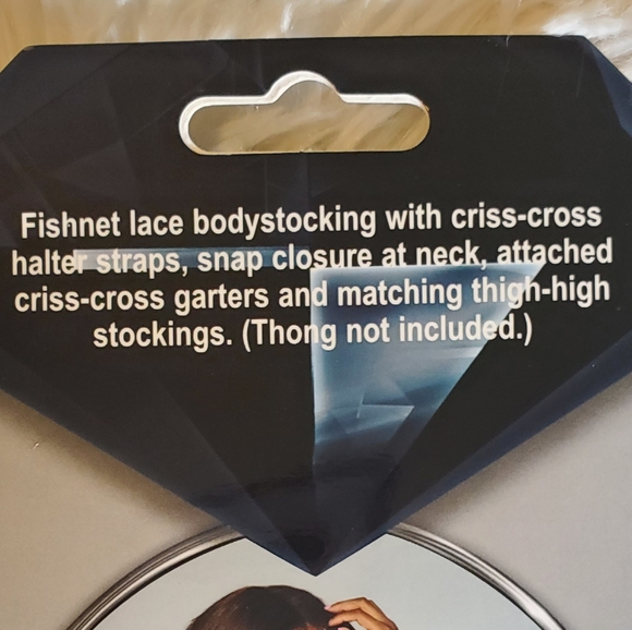 Dreamgirl Fishnet Lace BodyStocking - Picture 8 of 9